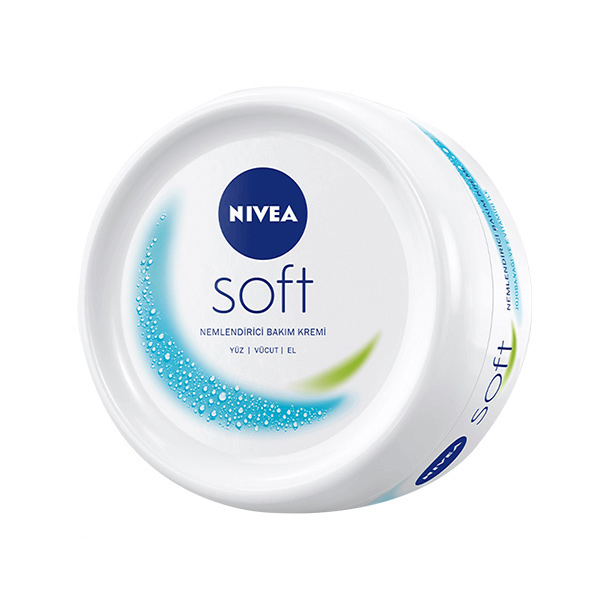 کرم مرطوب کننده کاسه ای نیوا سری سافت ترکیه 300 میلی لیترNIVEA soft bowl moisturizing cream 300 mL