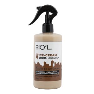 لوسیون بستنی مو شکلاتی بیول  Chocolate hair ice cream lotion BIOL