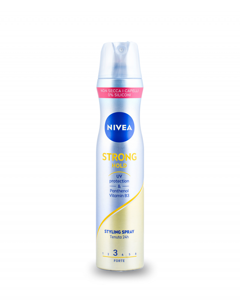 اسپری نگهدارنده موی استرانگ هُلد نیوآ 250 nivea hair spray strong hold 250ml