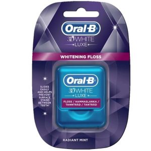 نخ دندان اورال بی تری دی وایت Oralb 3D white luxe 35m