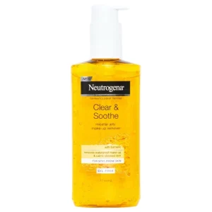 ژل شستشوی صورت نوتروژینا مدل زردچوبه Neutrogena Soothing Clear Gel 200ml