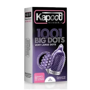 کاندوم 1001 خار درشت big dots کاپوت 10 عددی