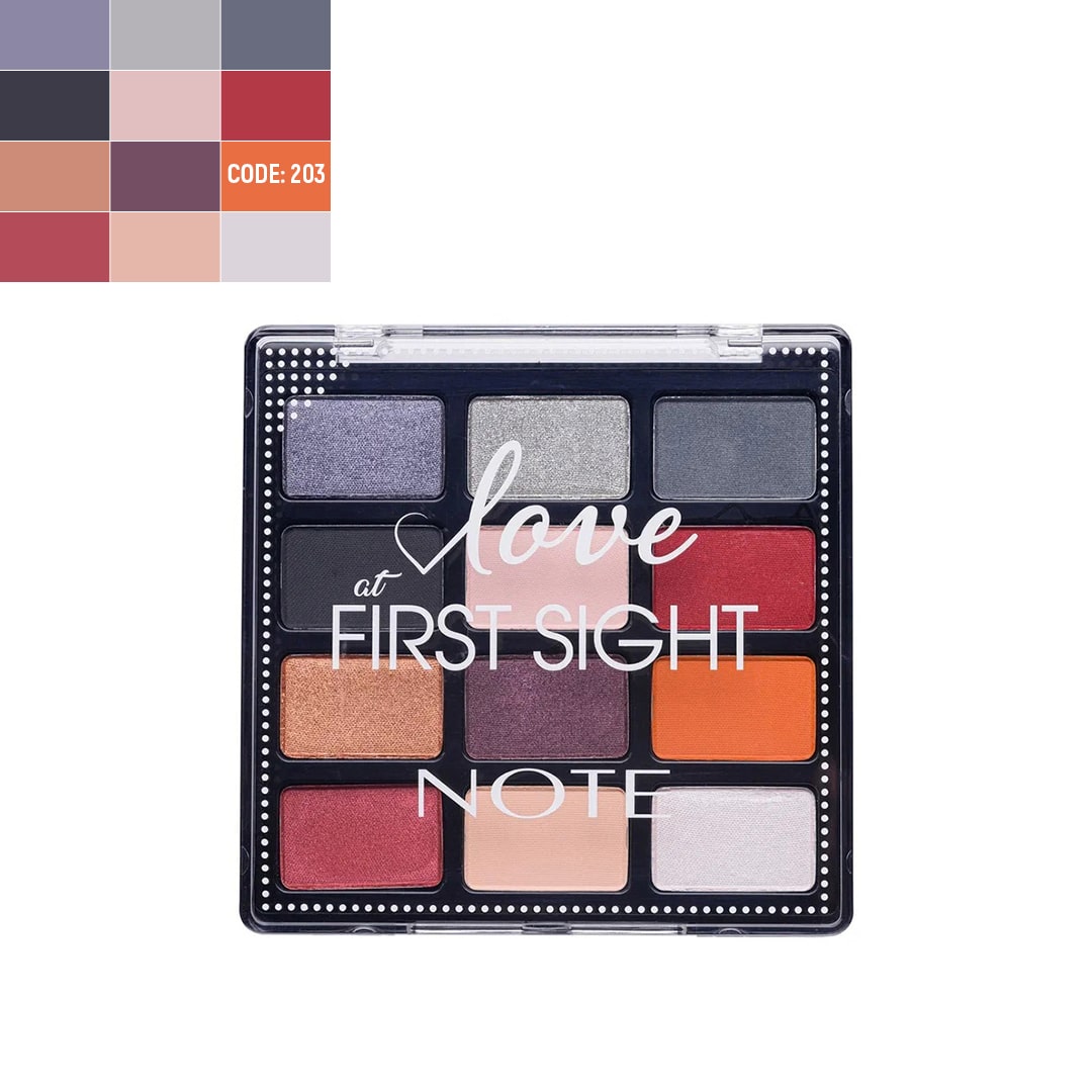 پالت سایه لاو ات فرست سایت 12عددی نوتLove At First site 12-note shadow palette