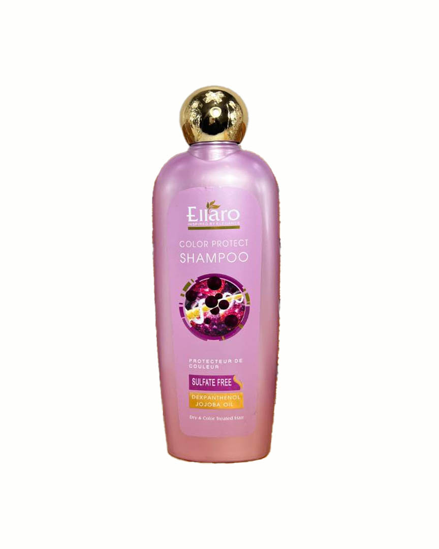 شامپو فاقد سولفات موهای خشک و رنگ شده الارو Ellaro Color Protect Sulfate Free Shampoo