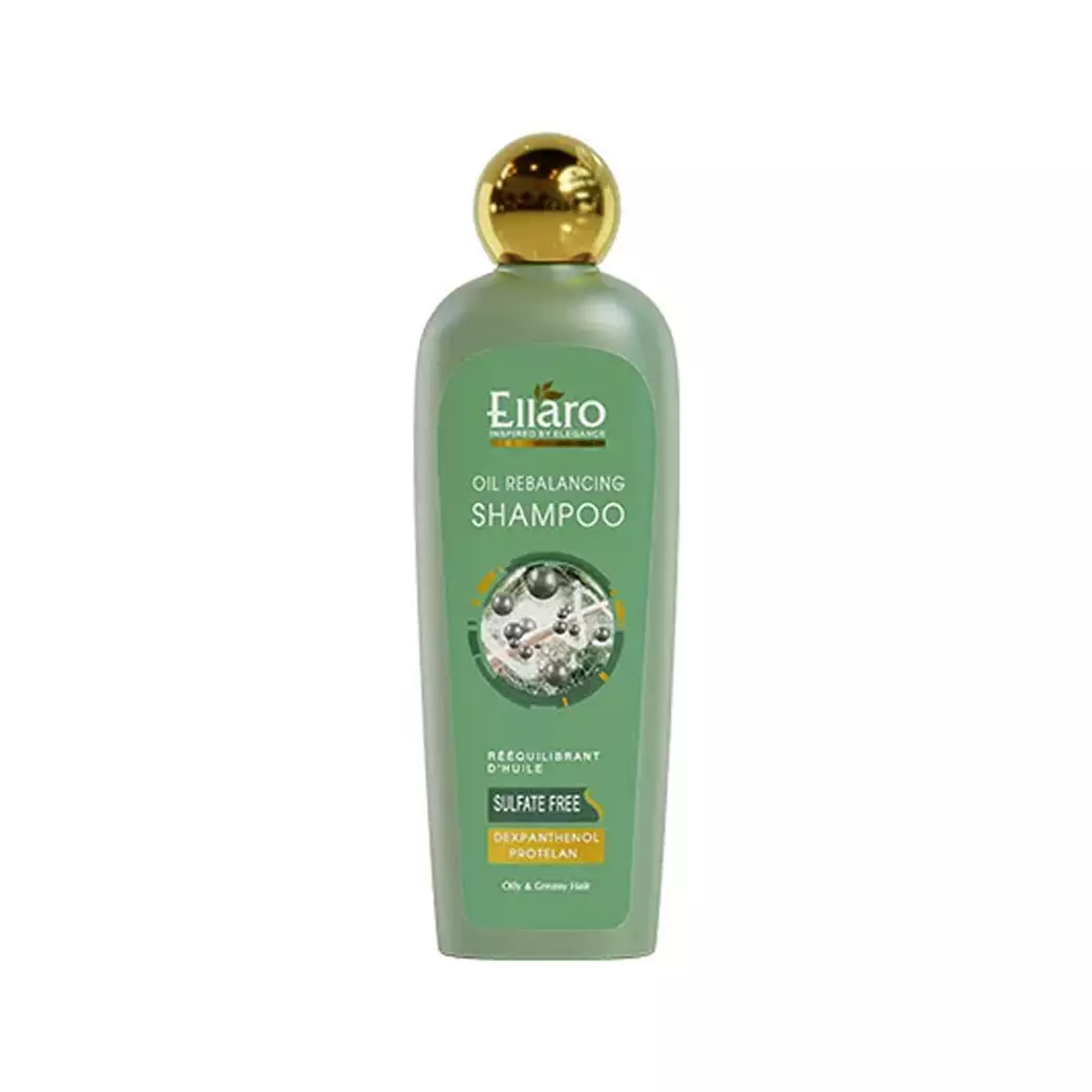 شامپو فاقد سولفات موهای چرب الارو Ellaro Oil Rebalancing Sulfate Free Shampoo