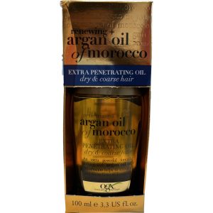روغن مو آرگان اوجی ایکس OGX مدل اکسترا حجم 100 میلی لیتر OGX Renewing +Argan Oil of Morocco Extra Penetrating Oil