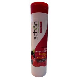 شامپو نرم کننده موی سر شون با عصاره میوه ای ۴۰۰ میلی لیتر Schon Emollient shampoo For Fruity Mix ۴۰۰ Ml