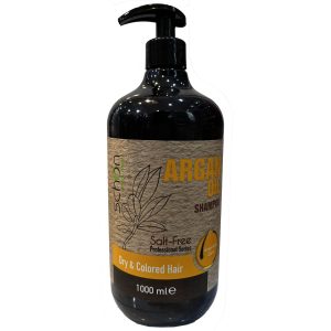 شامپو آرگان شون موی خشک و رنگ شده بدون نمک 1000 میل Argan shampoo for dry and colored hair without salt 1000 ml
