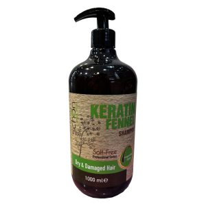 شامپو سر فاقد نمک شون مدل Keratin Fennel حاوی کراتین مناسب موهای خشک و آسیب دیده حجم 1000 میل شون Schon keratin fennel shampoo without salt, containing keratin suitable for dry & damaged hair 1000 ml
