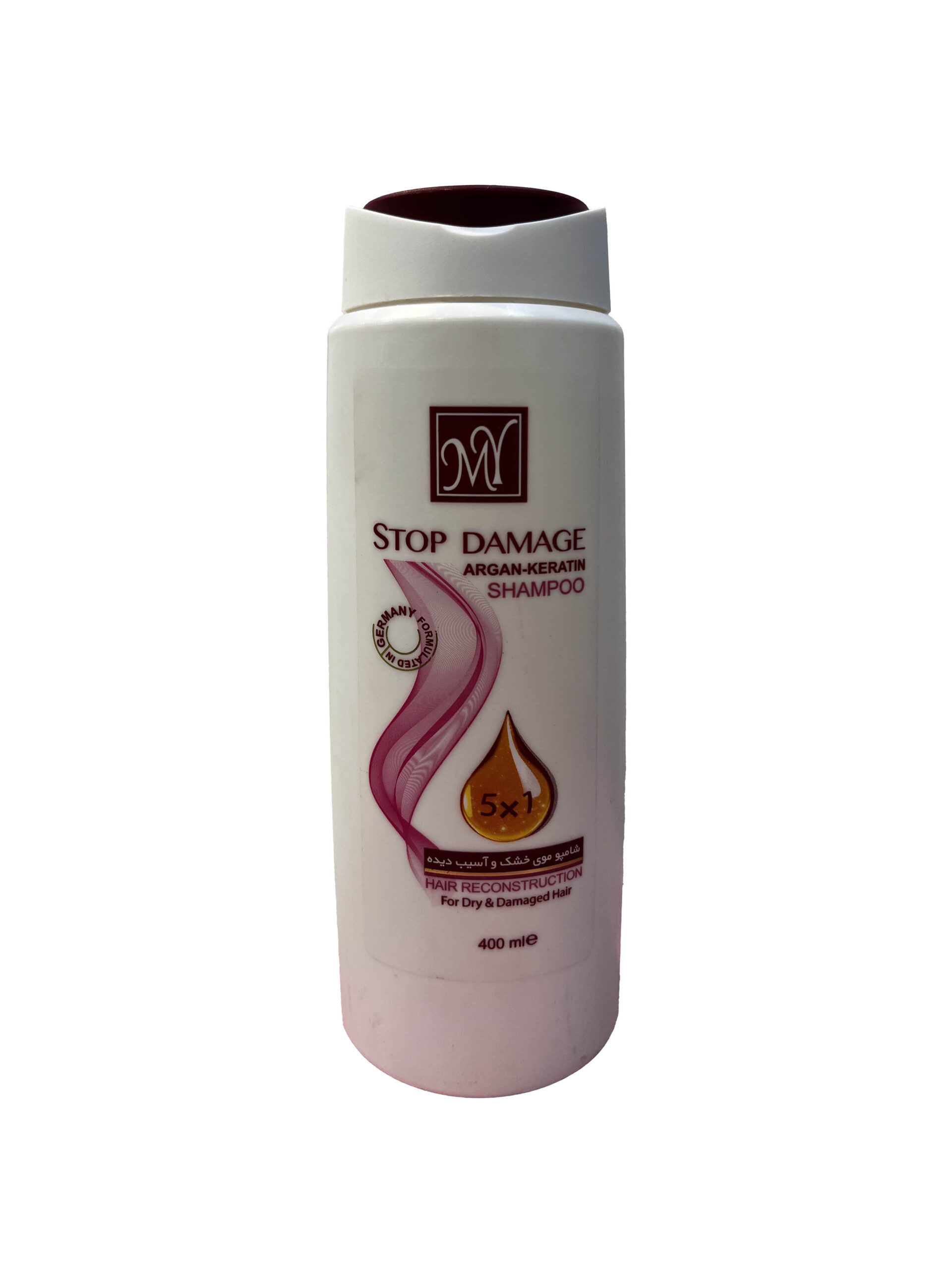 شامپو استاپ دمیج مای مناسب موهای خشک و آسیب دیده ۴۰۰ میلی لیتر My Stop Damage Shampoo For Dry & Damaged Hair ۴۰۰ ml