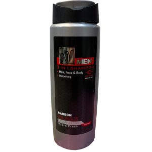 شامپو سر و بدن مردانه مای مدل کربن کلین ۴۰۰ میلی لیتر My ۳ in ۱ Carbon Clean Shampoo for men ۴۰۰ ml