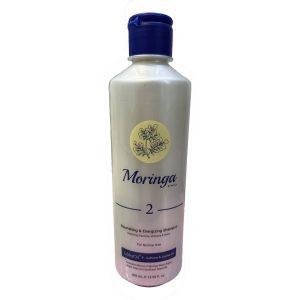 شامپو مغذی و انرژی بخش ۲ مورینگا امو مناسب موهای معمولی400میل Moringa Emo ۲ Nourishing & Energizing Shampoo for normal hair