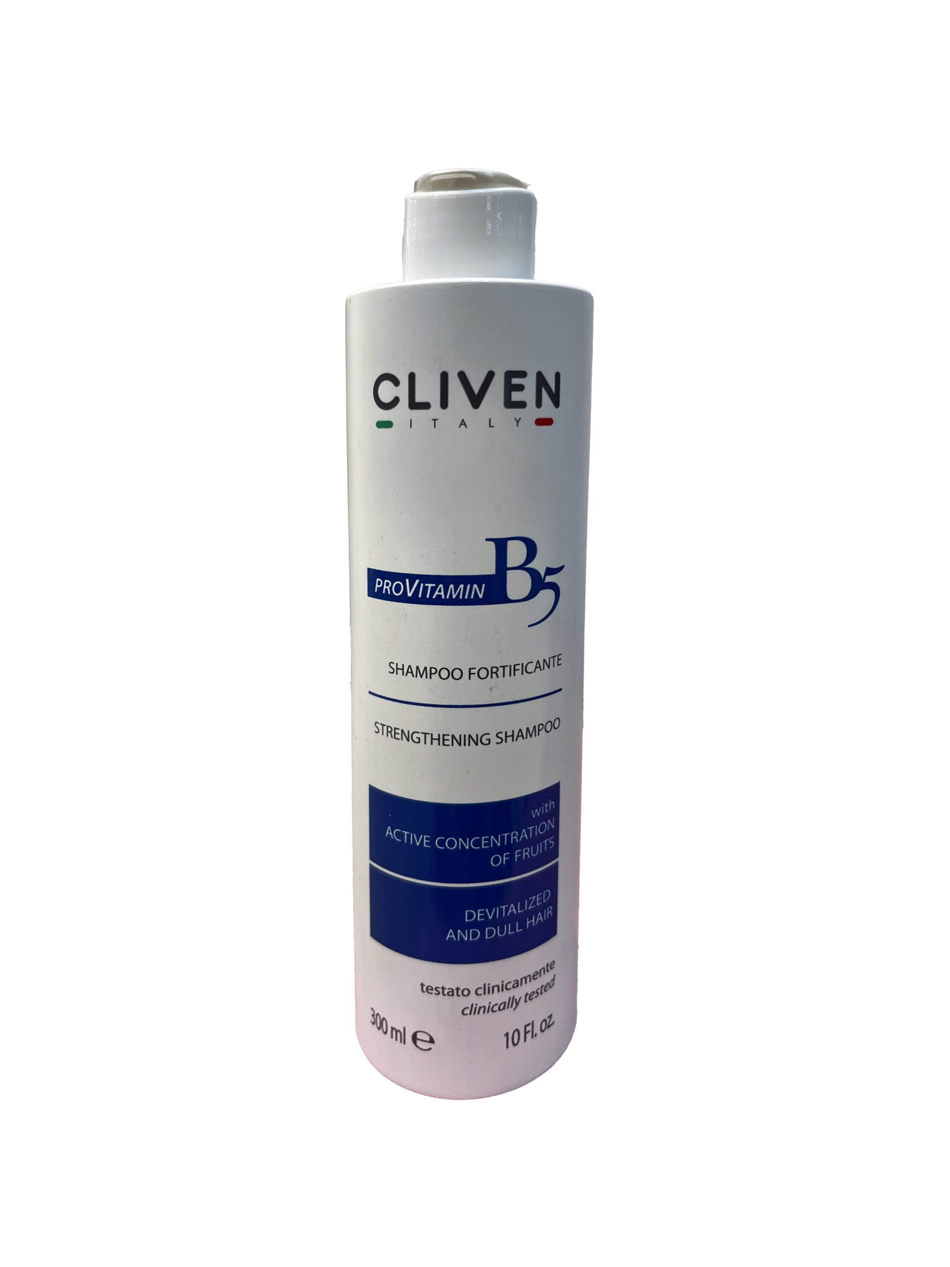 شامپو پرو ویتامین B5 کلیون تقویت کننده و ضد ریزش 300 میلی لیتر Cliven Shampoo Strengthening Provitamin B5 For Devitalized And Dull Hair 300 ml