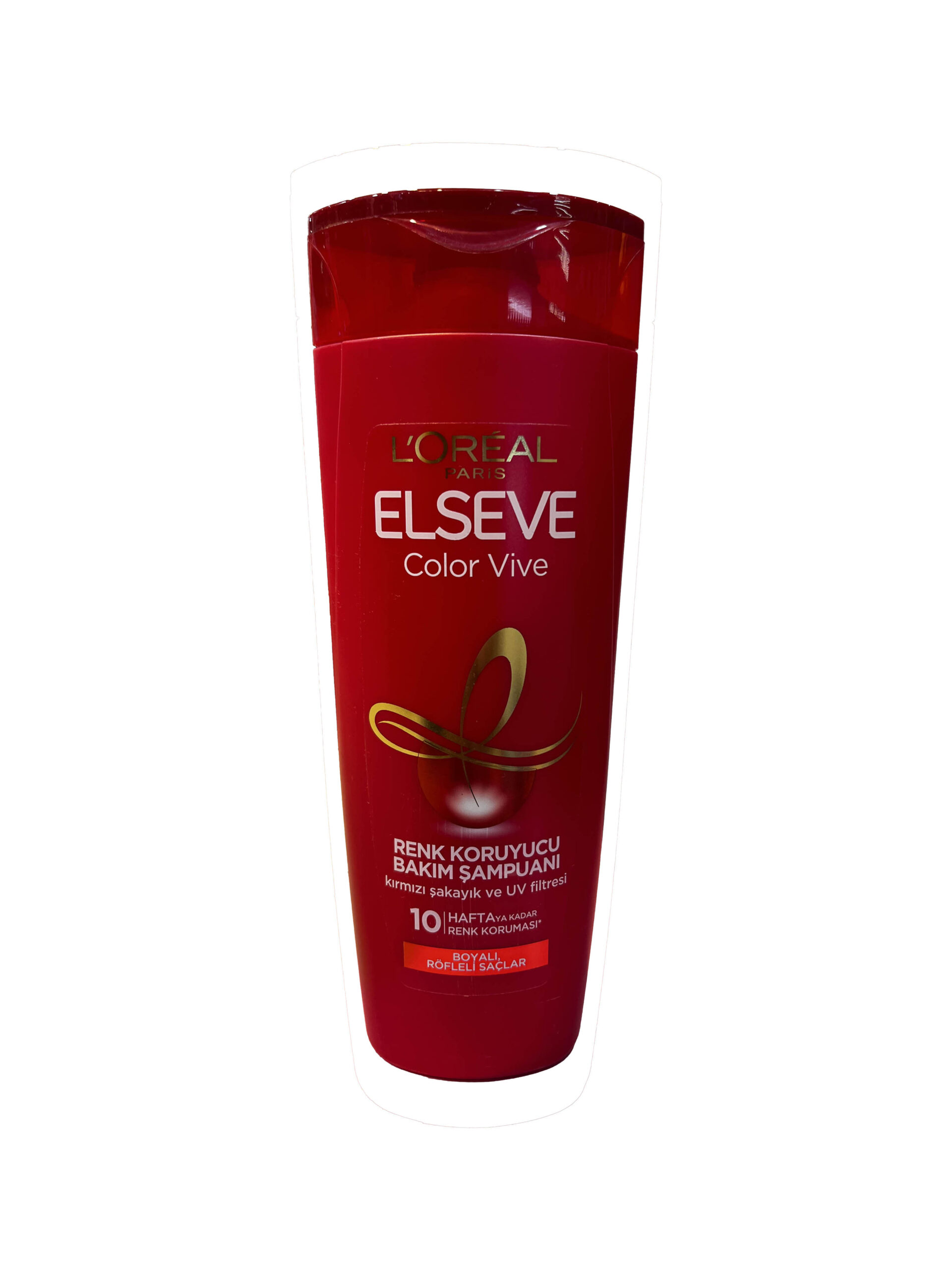 شامپو لورال قرمز مدل Color Vive السیو Elseve برای موهای رنگ شده حجم 450 میلی L’Oreal Paris Elseve Color Vive Renk Koruyucu Bakım Şampuanı 450 ml