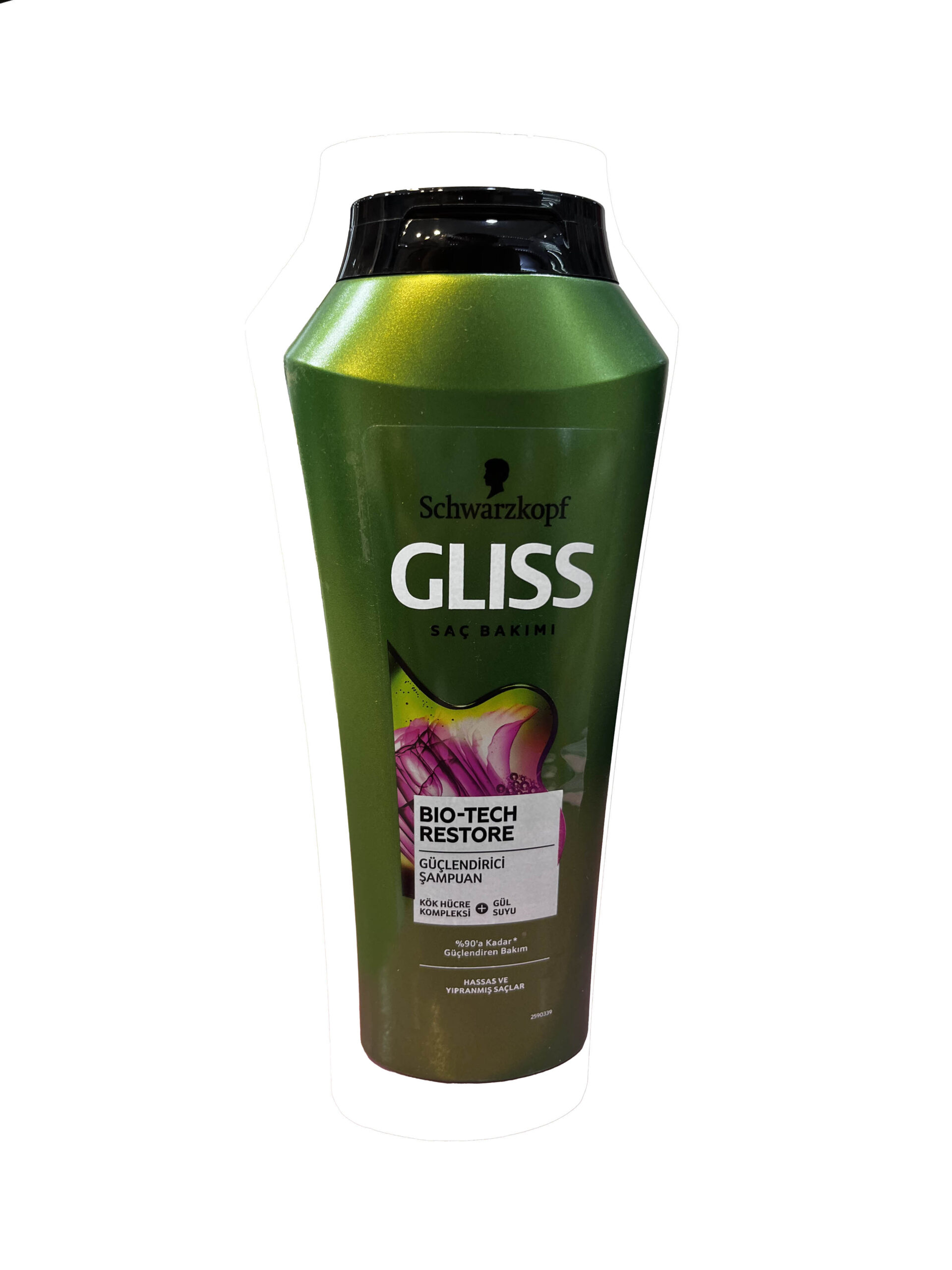 ‌‌شامپو گلیس مدل Bio-Tech Restore مناسب موهای آسیب‌ دیده 500 میل سبز Bio-Tech Restore Gliss shampoo suitable for damaged hair, 500 ml schwarzkopf