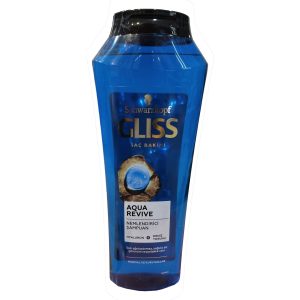 شامپو گلیس هیالورونیک اسید مدل Aqua Revive مناسب موهای معمولی و خشک 500 میلGliss shampoo, Aqua Revive model, suitable for normal and dry hair, 500 ml
