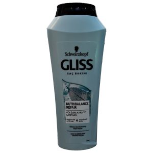 شامپو ضد ریزش تقویتی گلیس مدل NUTRİBALANCE REPAIR حجم Anti-hair loss strengthening Gliss NUTRİBALANCE REPAIR shampoo, volume 500 ml Schwarzkopf