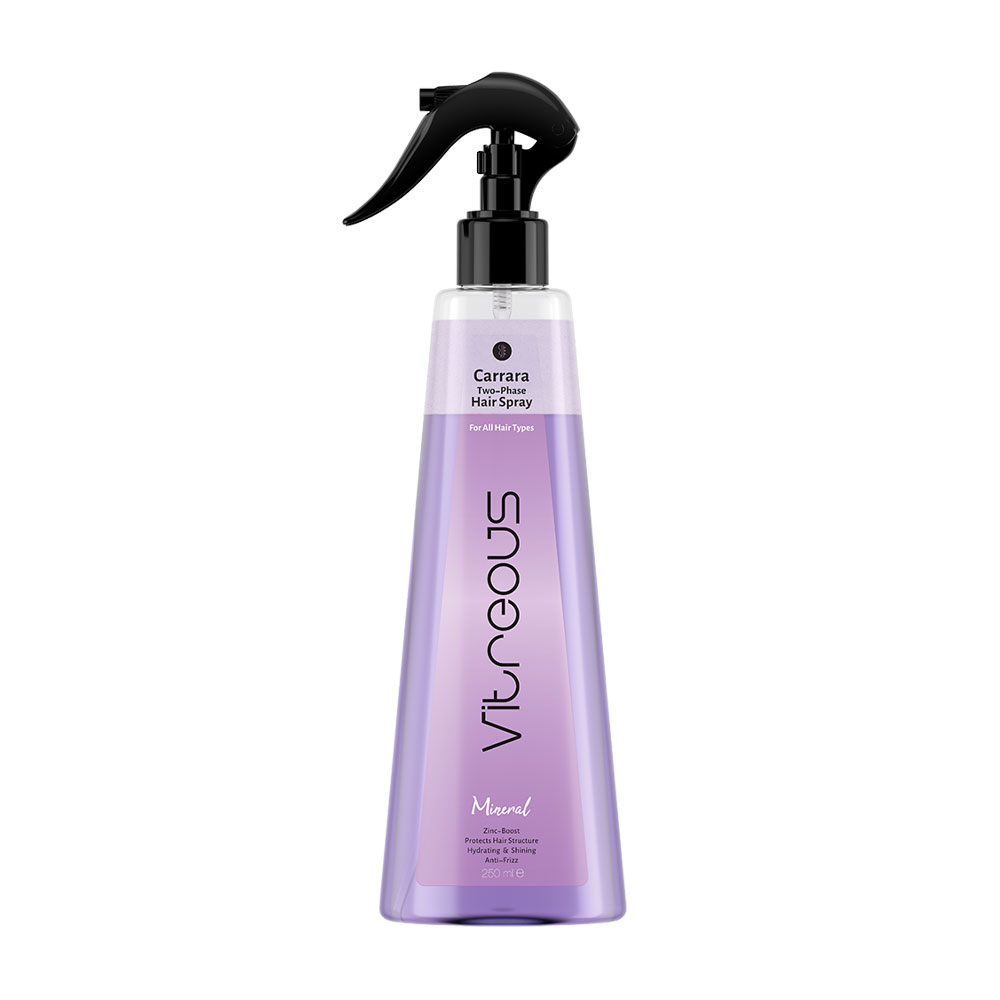 اسپری دوفاز احیا کننده مو ویتروس مدل کررا ۲۵۰ میلی لیتر Vitreous Carrara Hair Spray ۲۵۰ ml