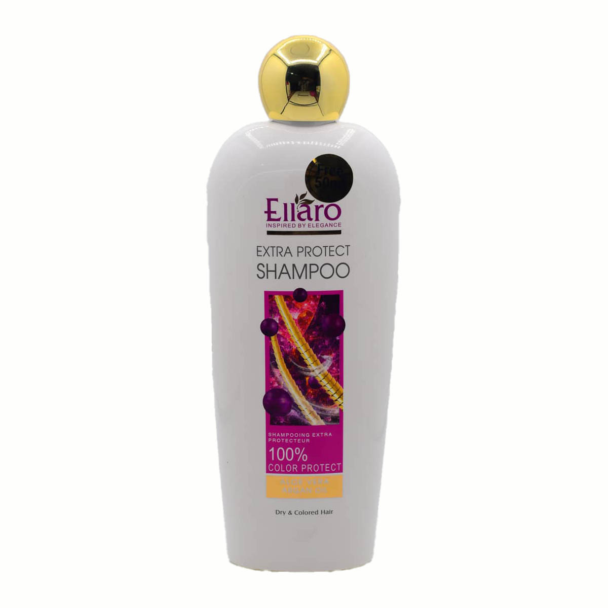 شامپو موهای خشک و رنگ شده اکسترا پروتکت الارو Ellaro Extra Protect Shampoo