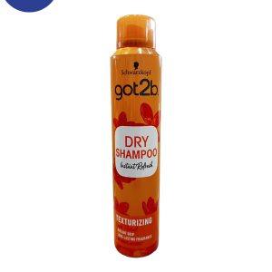 اسپری شامپو خشک گات توبی شوارزکوف اکسترا تکسچر گات تو بی 200 میل نارنجی  dry shampoo spray extra texture Schwarzkopf GOT2B 200 ml orange