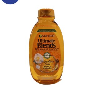 شامپو گارنیر مو های خشک و کدر روغن آرگان و کاملیا 400میل Garnier shampoo for dry and dull hair with argan and camellia oil 400 ml