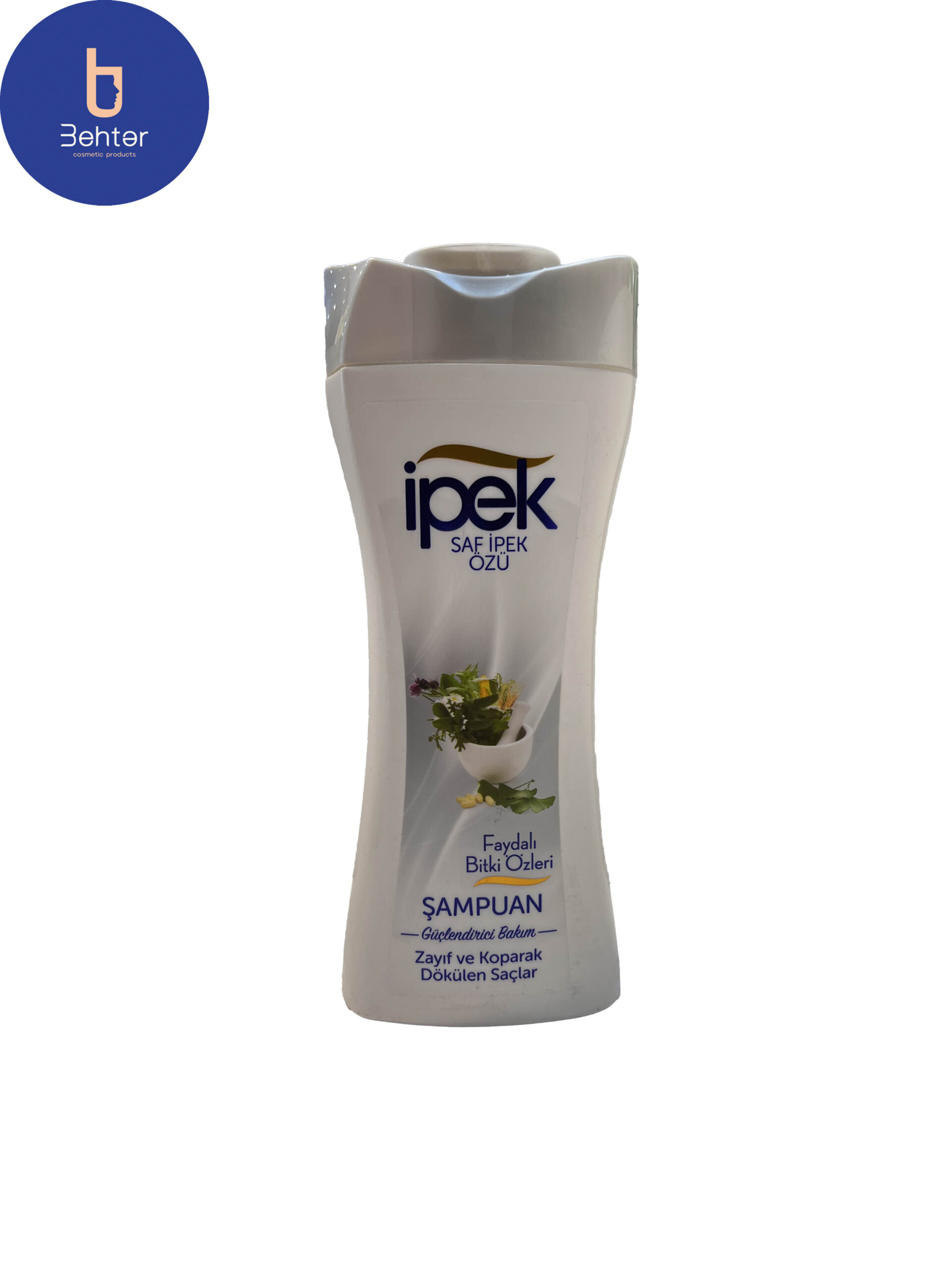 شامپو ایپک موهای ضعیف و شکننده خاصیت ضدریزش 450میل Ipek shampoo for weak and fragile hair with anti-shedding properties, 450 ml