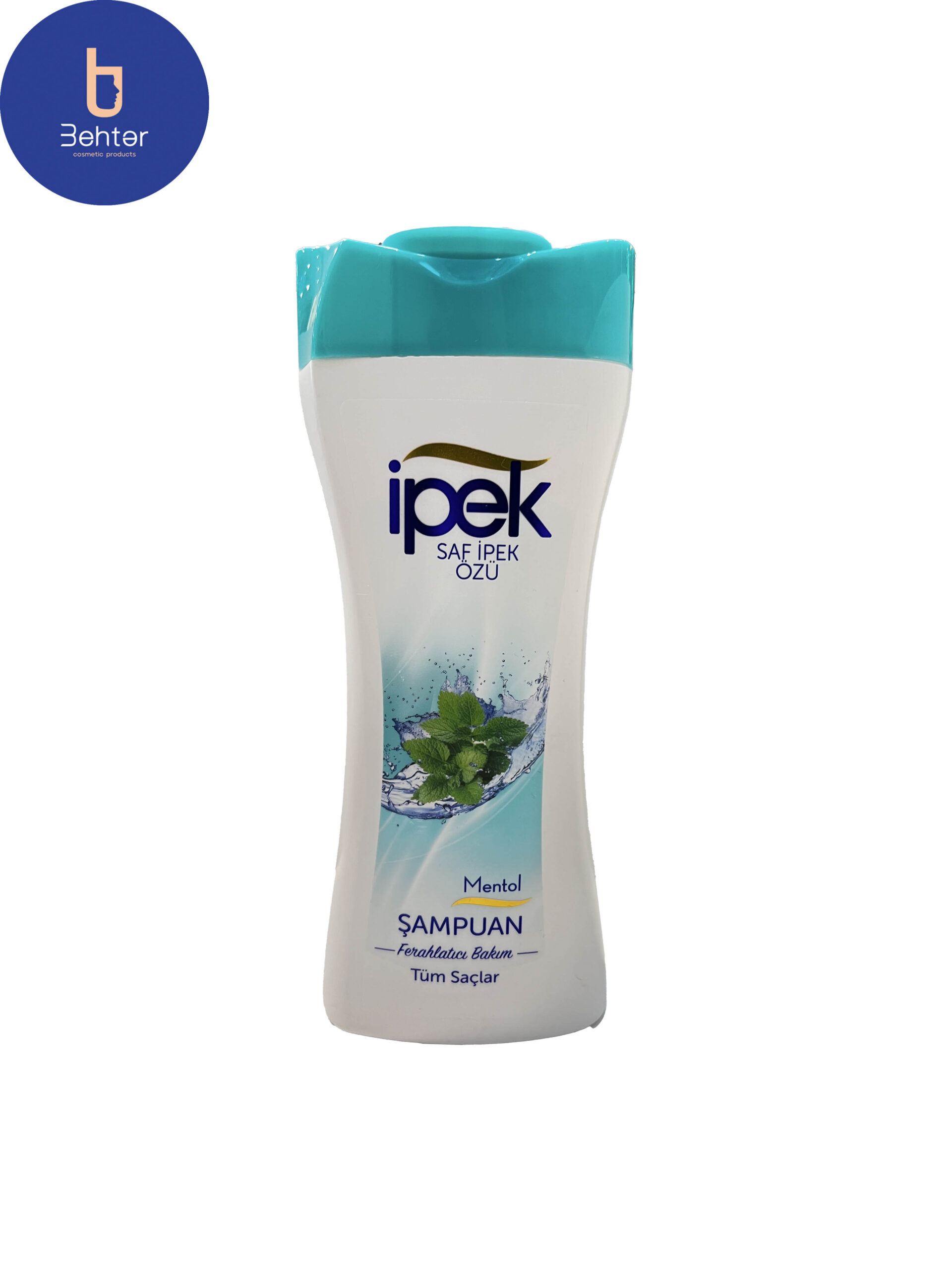شامپو ایپک Mentolروزانه مناسب انواع مو حاوی عصاره نعنا 600میلIpak Mentol daily shampoo, suitable for all hair types, containing mint extract, 600 ml