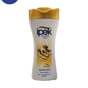 شامپو ایپک طلایی حاوی عصاره آووکادو و زیتون برای موهای خشک و آسیب دیده 600ml Golden IPAK shampoo containing avocado and olive extract for dry and damaged hair 600ml