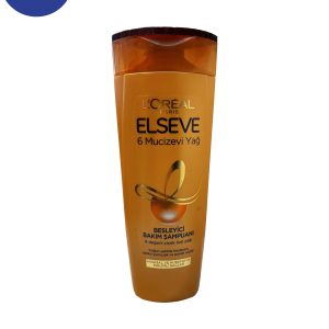شامپو لورال السیو تغذیه کننده موهای خشک 6روغن معجزه 400میل L’Oreal elseve Nourishing Dry Hair Shampoo 6 Miracle Oil 400 ml