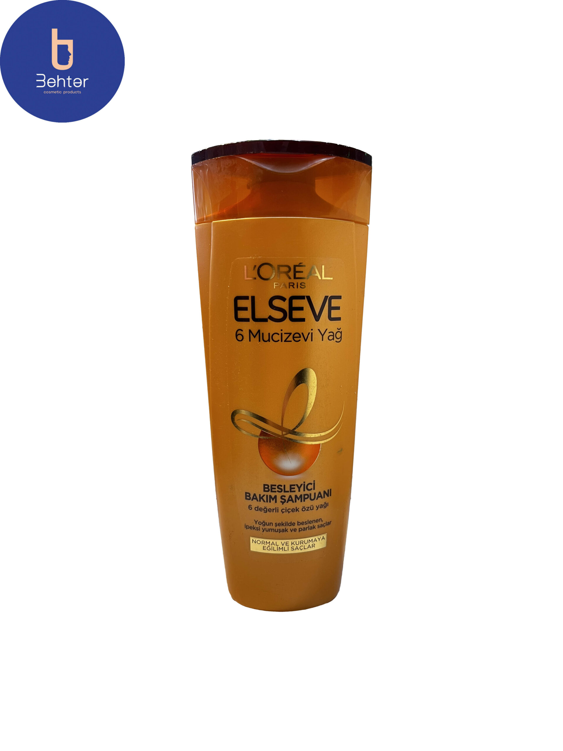 شامپو لورال السیو تغذیه کننده موهای خشک 6روغن معجزه 400میل L’Oreal elseve Nourishing Dry Hair Shampoo 6 Miracle Oil 400 ml