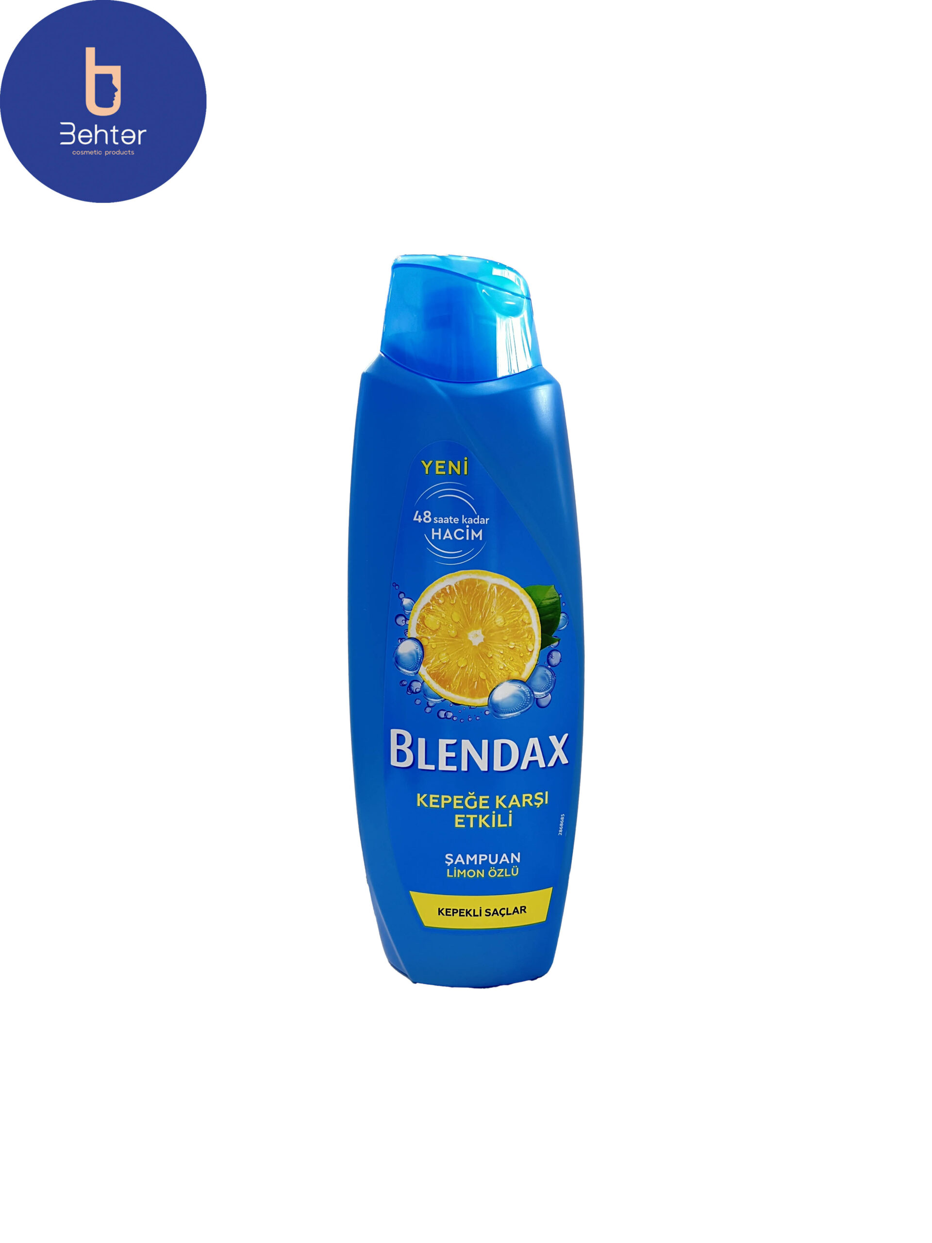 شامپو بلنداکس ضد شوره و حجم دهنده حاوی عصاره لیمو ۵۰۰ میلBlendax anti-dandruff and volumizing shampoo containing lemon extract 500 ml