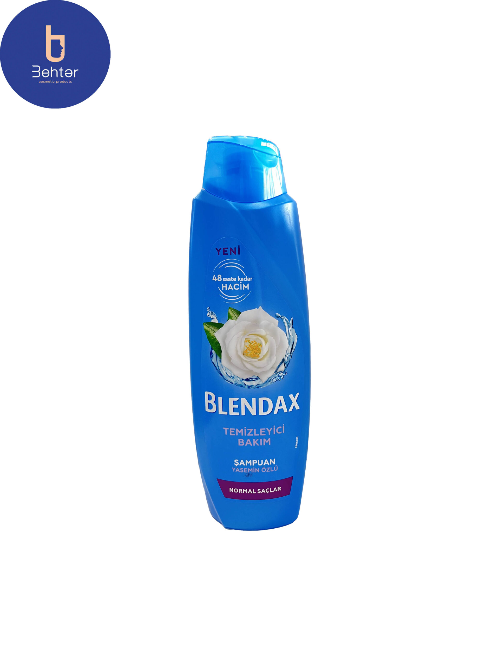 شامپو بلنداکس Blendax حاوی عصاره گل یاس مناسب مو های نرمال حجم 500 میلBlendax shampoo containing jasmine flower extract, suitable for normal hair, volume 500 ml