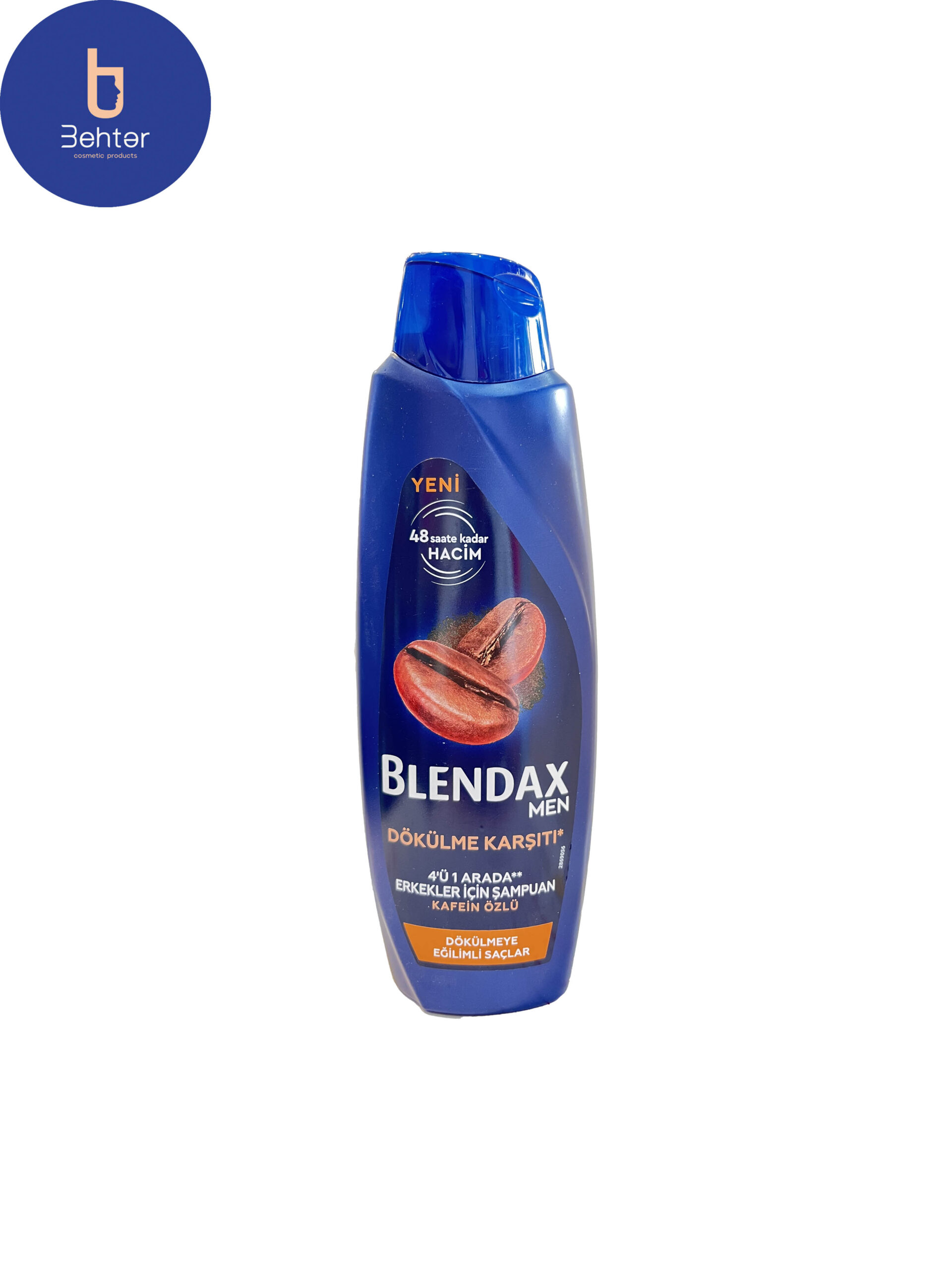 شامپو مردانه بلنداکس Blendax با خاصیت ضد ریزش حاوی عصاره قهوه حجم 500 میلBlendax men’s shampoo with anti-shedding properties containing coffee extract, volume 500 ml