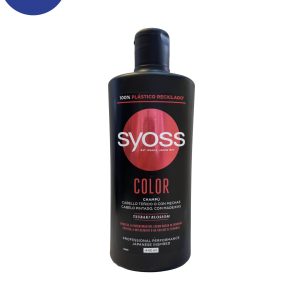 شامپو سایوس مدل COLOR موهای رنگ شده تثبیت کننده رنگ مو 440میلSayos color shampoo for dyed hair, stabilizing hair color, 440 ml