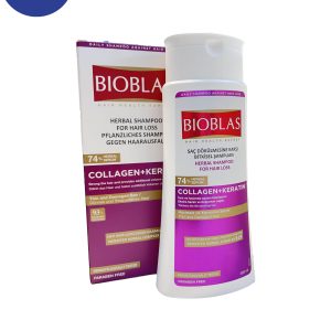 شامپو گیاهی ضد ریزش بیوبلاس مناسب موهای نازک و آسیب دیده 360 میلBioblas herbal anti-shedding shampoo suitable for thin and damaged hair 360 ml