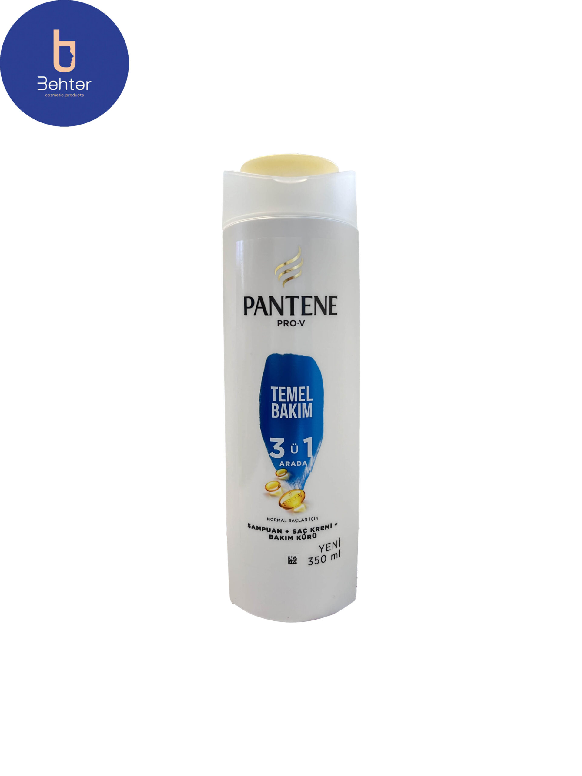 شامپو 3 در 1 پنتن مدل Temel Bakim مناسب موهای معمولی 350 میلTemel Bakim 3 in 1 pentane shampoo, suitable for normal hair, 350 ml
