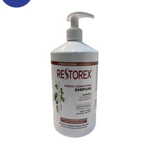 شامپو رستورکس مناسب موهای خشک و آسیب دیده حجم 1000میلRestorex shampoo suitable for dry and damaged hair, volume 1000 ml
