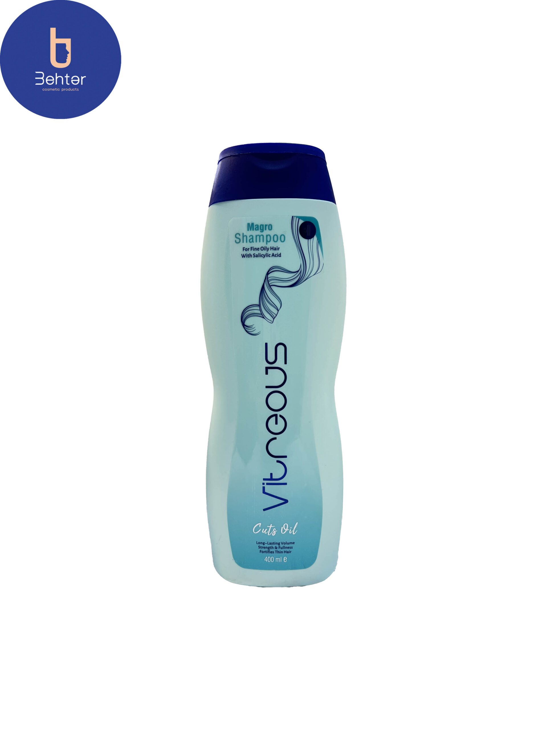 شامپو ویتروس مناسب موهای چرب و نازک مدل مارگو 400 میلی لیترVitros shampoo suitable for oily and thin hair Margo model 400 ml