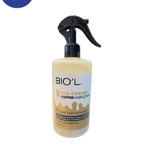 لوسیون مو بیول بدون آبکشی بستنی قهوه 400 میلی لیترBiol hair lotion without rinsing coffee ice cream 400 ml