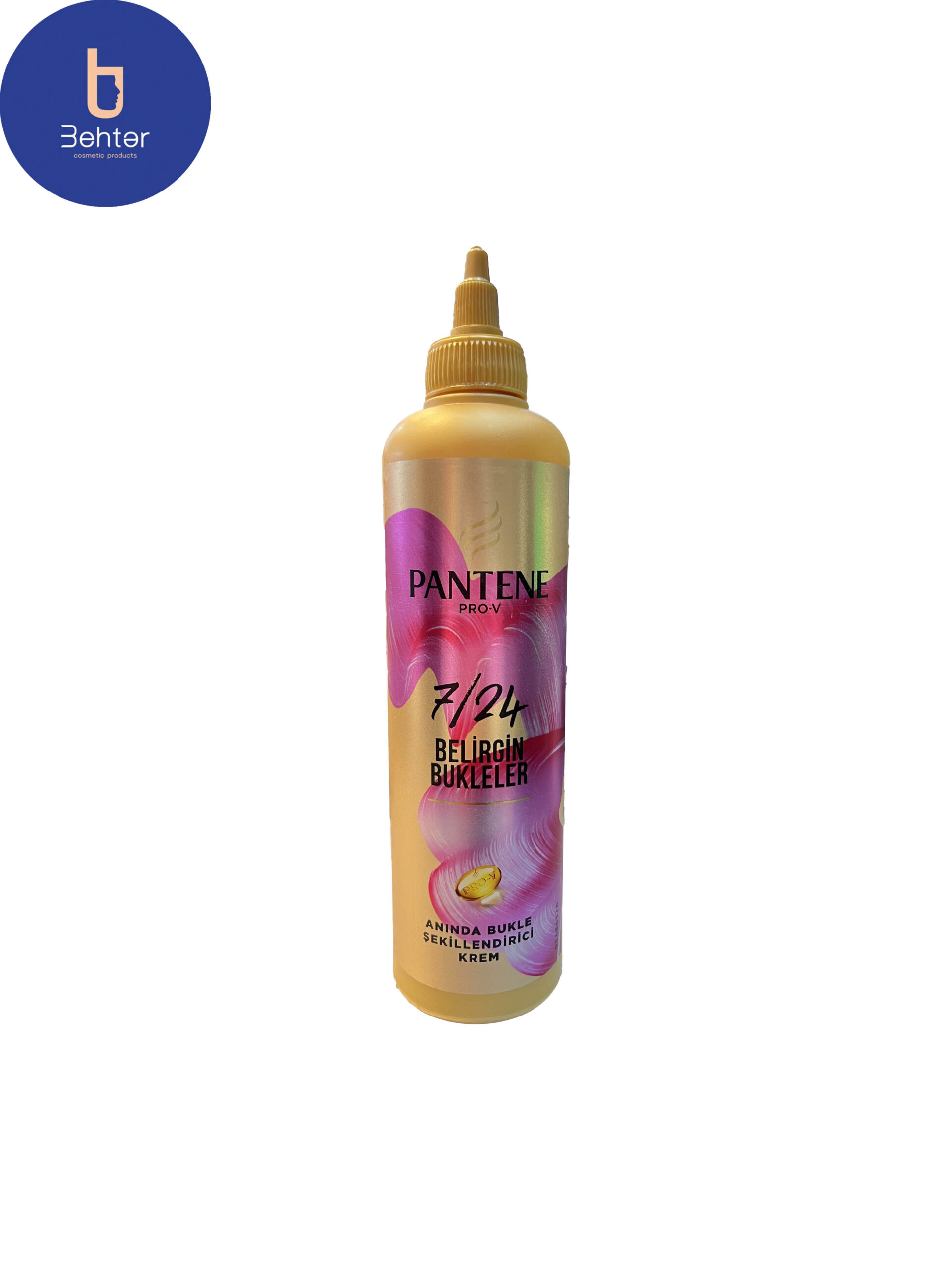 کرم مو پانتن موهای مجعد و فر بعدحمام 300میل Pantene hair cream for curly and curly hair after shower 300 ml