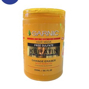 ماسک مو کراتینه گارنیک مدل Damage Eraser حجم 800 میلی لیترGarnik keratin hair mask, Damage Eraser model, volume 800 ml