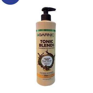 ماسک مو بدون سولفات گارنیک مناسب مو خشک و آسیب دیده حاوی روغن آرگان و شکلات 500میلGarnik sulfate-free hair mask suitable for dry and damaged hair containing argan oil and chocolate 500 ml