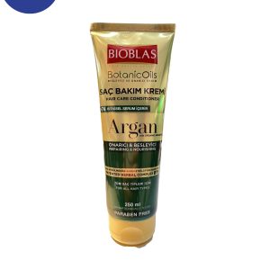 ماسک مو آرگان بیوبلاس ضد ریزش مدل Botanic Oils مناسب انواع مو حجم 250 میلAnti-falling Argan Bioblas hair mask, Botanic Oils model, suitable for all hair types, volume 250 ml