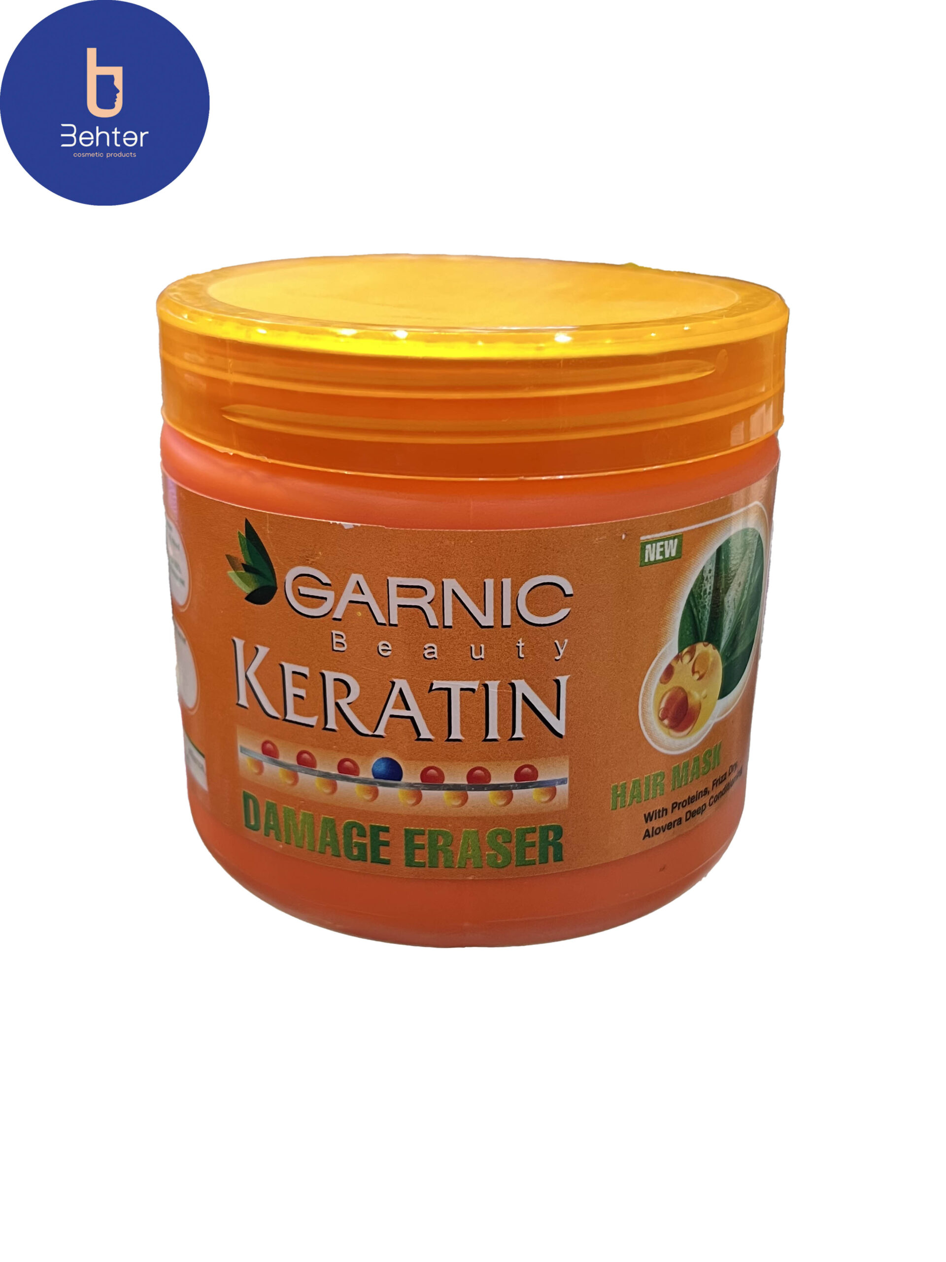 ماسک مو بدون سولفات گانیکبازسازی کننده و تقویت کننده مو مدل KERATIN حجم400میلHair mask without ganic sulfate, restoring and strengthening hair, KERATIN model, volume 400 ml