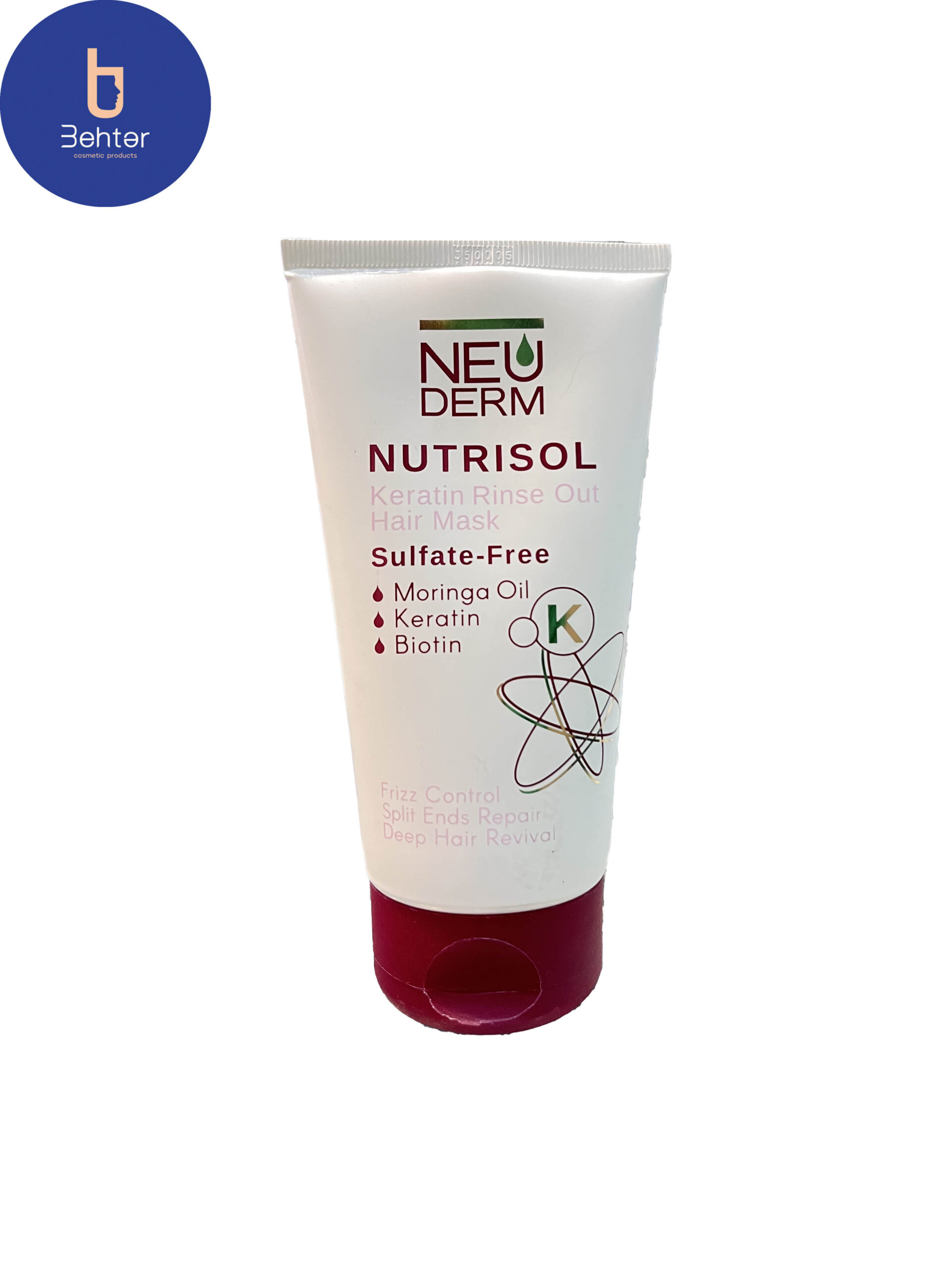 ماسک مو نوتریسل نئودرم کراتینه فاقد سولفات 150میلNutrisel Neoderm Keratin Sulfate Free Hair Mask 150 ml