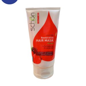 ماسک مو شون مدل FRUITY MIX احیا کننده موهای خشک و رنگ شده حجم SCHOON hair mask, model FRUITY MIX, regenerating dry and colored hair, volume 150 ml