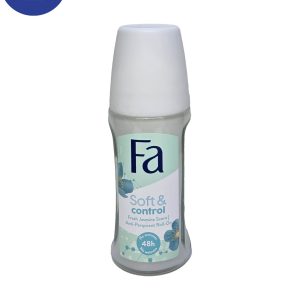 مام رول ضد تعریق زنانه Fa مدل Soft & Control حجم 50 میل Mom roll antiperspirant for women, Soft & Control model, volume 50 ml