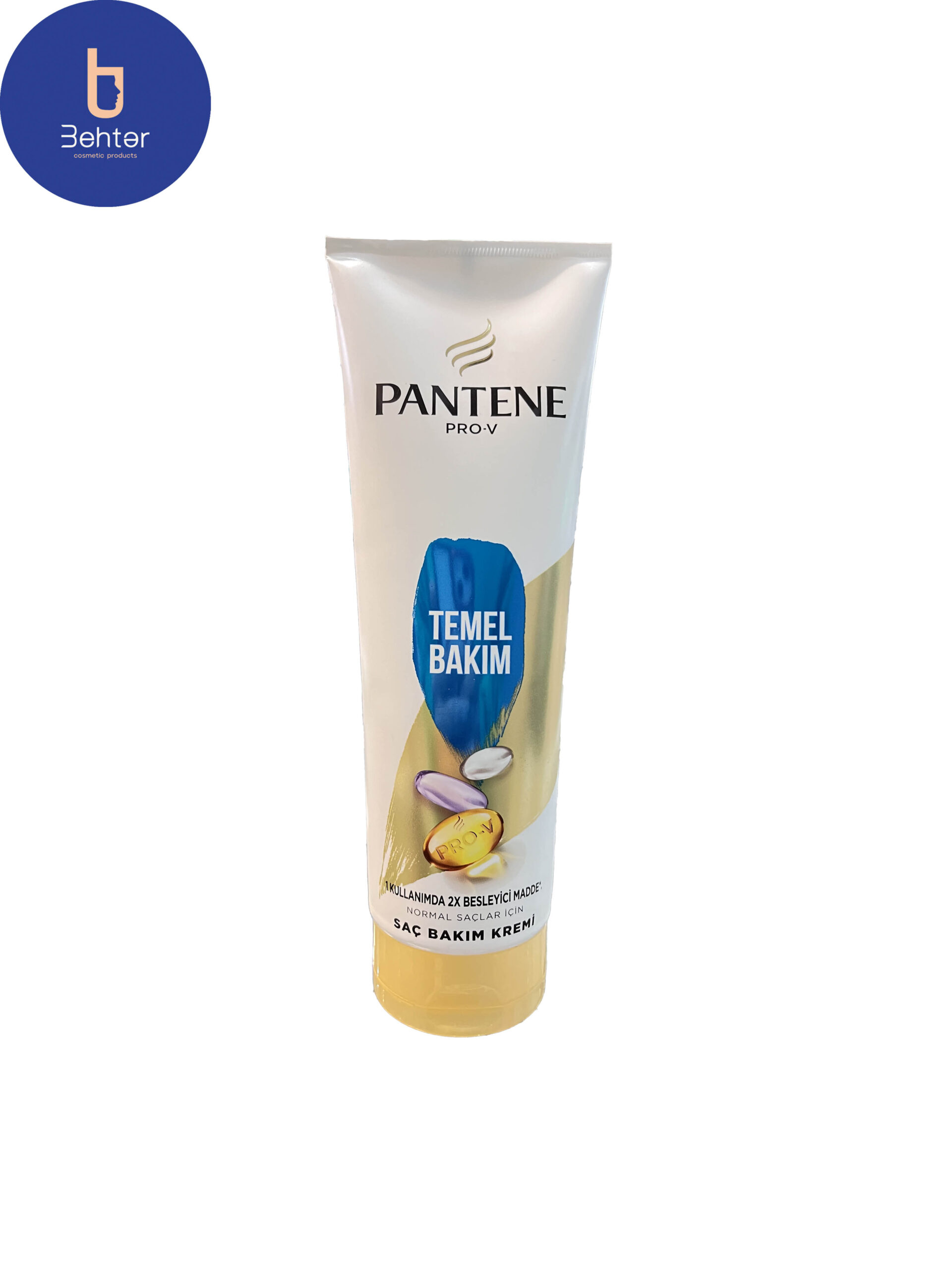 ماسک موی پانتن موهای نرمال,اسیب دیده تقویت و تغذیه کننده مو مدل temel bakim حجم 275 میلPantene hair mask for normal, damaged hair, strengthening and nourishing hair, Temel Bakim model, volume 275 ml