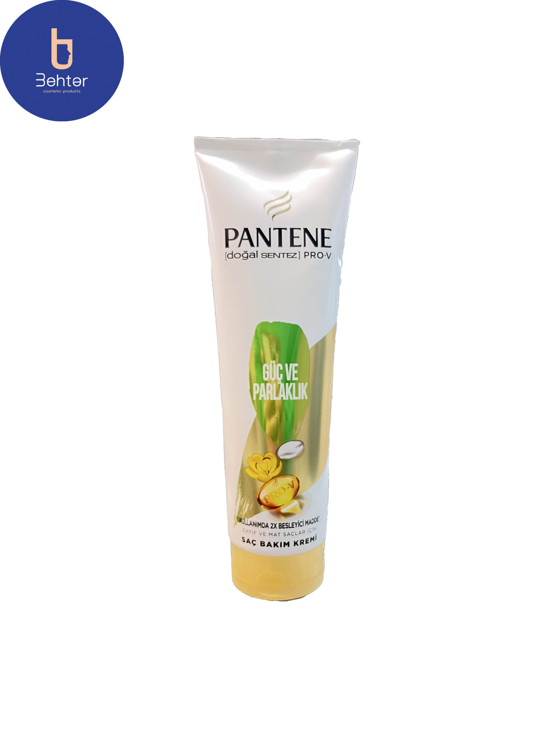 ماسک مو پانتن مخصوص موهای ضعیف و کدر مدل Güç Ve Parlaklık حجم 275 میل Pantene hair mask for weak and dull hair, model Güç Ve Parlaklık, volume 275 ml