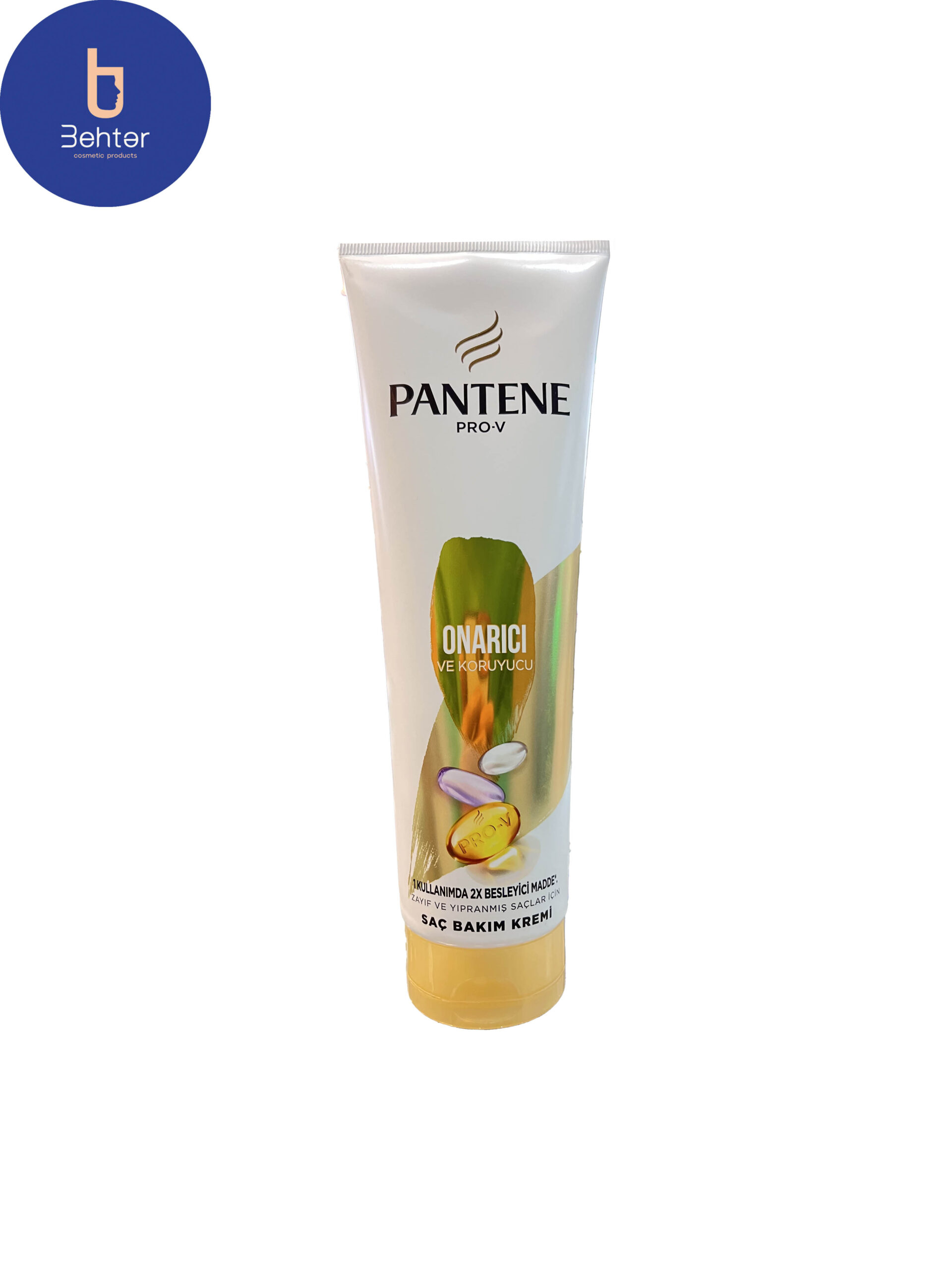 نرم کننده مو پنتن مدل Onarici Ve Koruyucu مناسب موهای ضعیف و آسیب دیده 275 میلOnarici Ve Koruyucu Pantene hair conditioner, suitable for weak and damaged hair, 275 ml